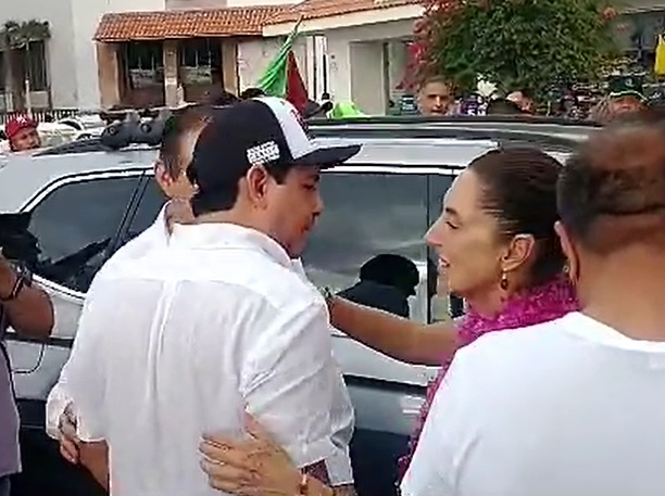 Claudia reconoce apoyo en visita a Puerto Vallarta