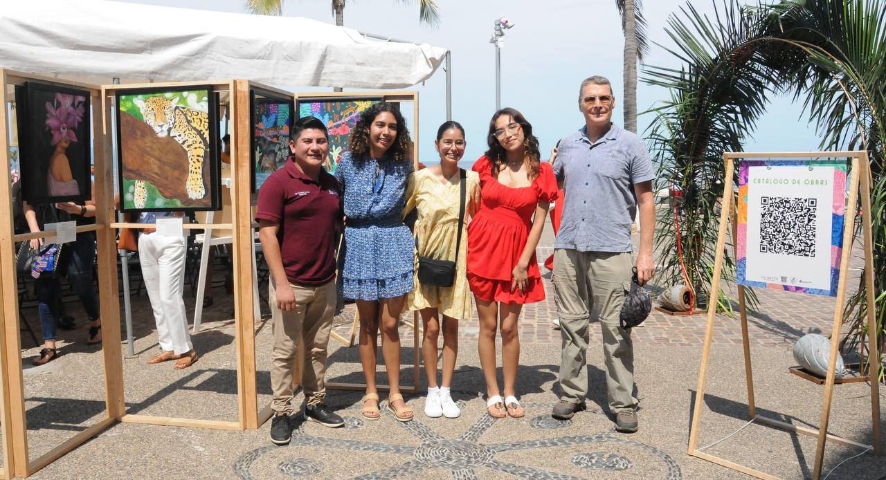 Inauguran la exposición ‘Jaguar en Lienzo’ en el Malecón