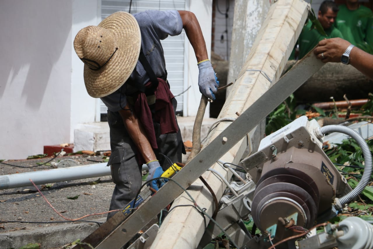 Continúan los trabajos por afectaciones del huracán “Lidia”