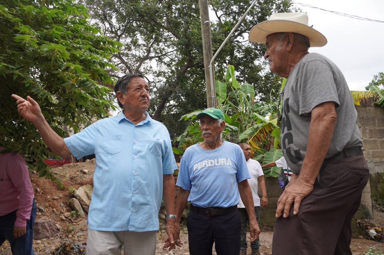 Continúan recorridos del Profe Michel en zonas afectadas por “Lidia”