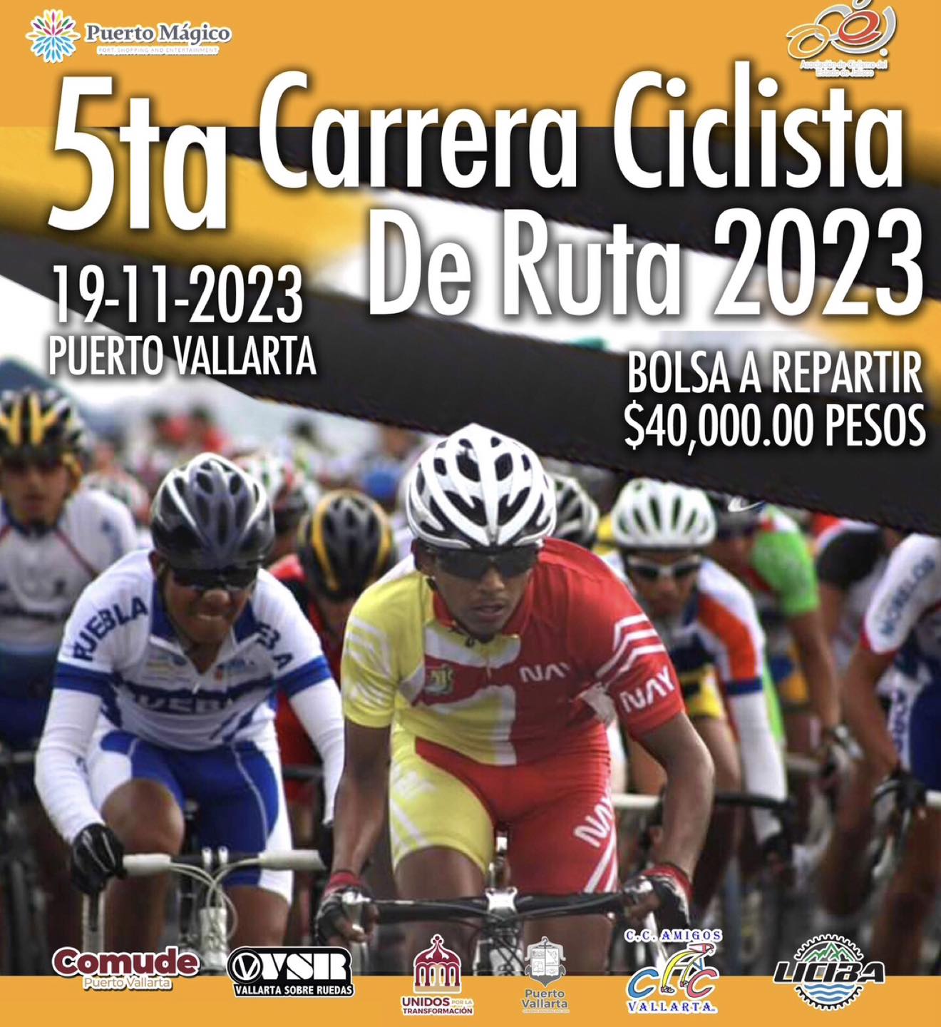 Anuncian la 5ª Carrera Ciclista de Ruta Puerto Vallarta 2023