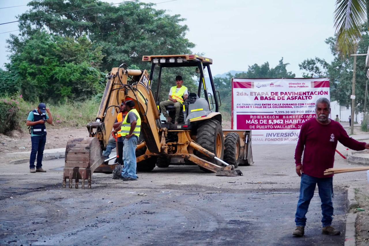 En marcha la segunda etapa de la rehabilitación de la Av. Tamaulipas