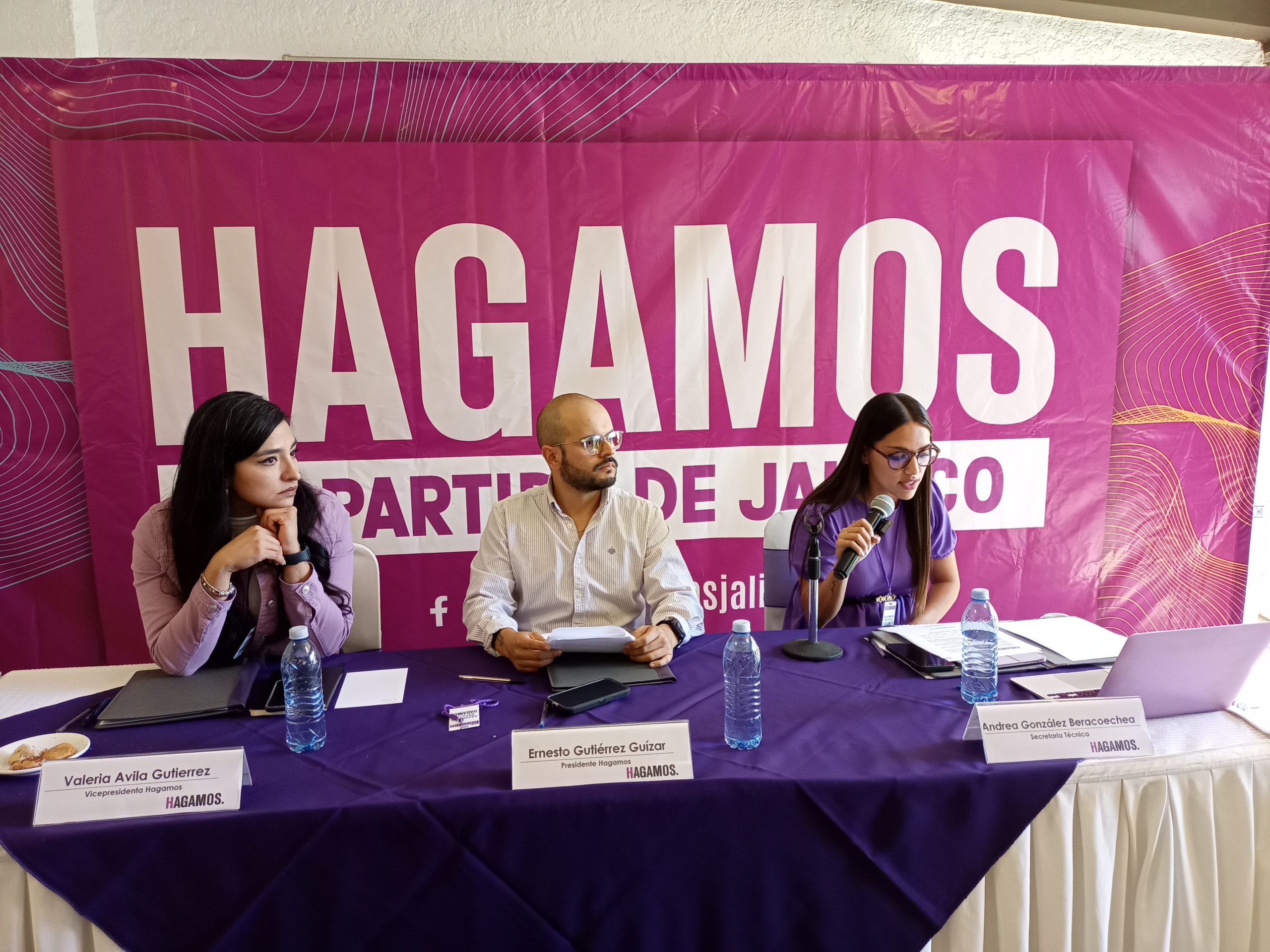 Asamblea de Hagamos aprueba celebración de coalición con Morena, Partido del Trabajo, Futuro y Partido Verde Ecologista