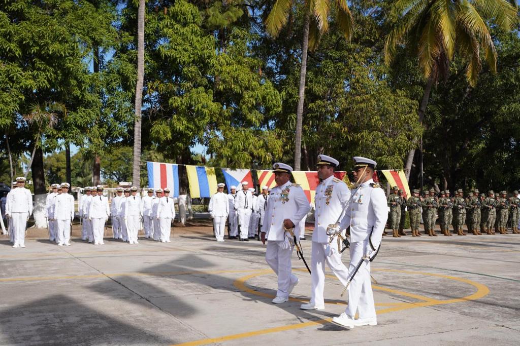 Realizan cambio de mando en Comandancia de la 12va. Zona Naval