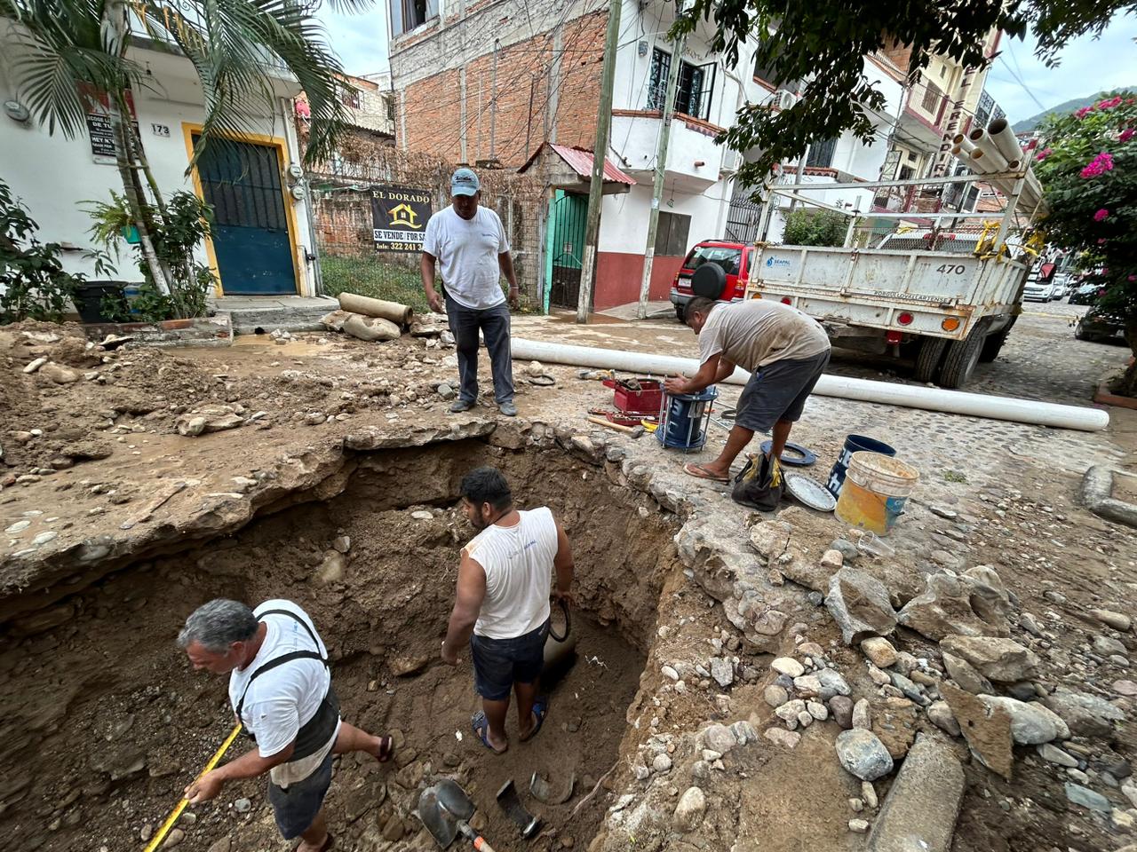 Repara SEAPAL Vallarta línea de bombeo de la Galería 3