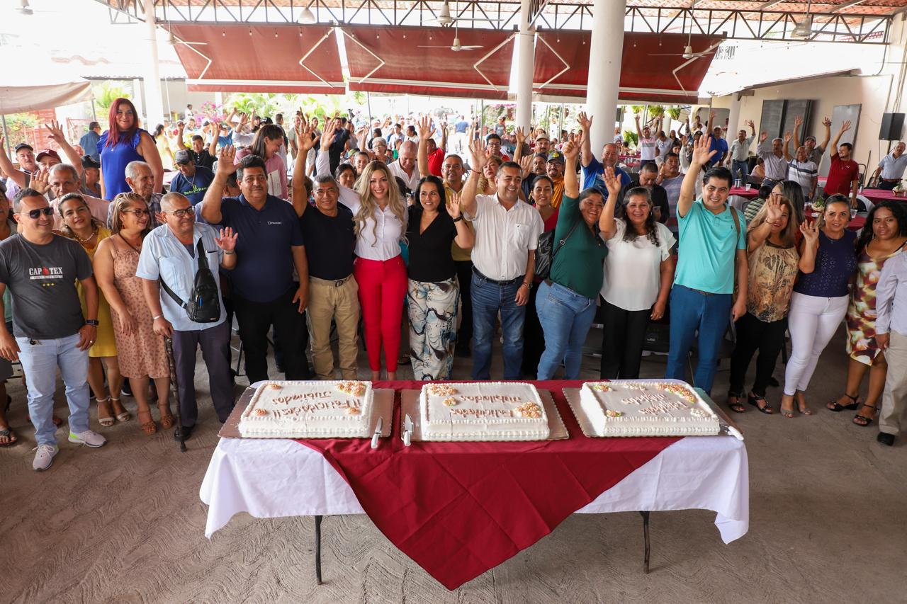 Reconocen Gobierno Municipal y Sindicato, labor de 176 trabajadores jubilados