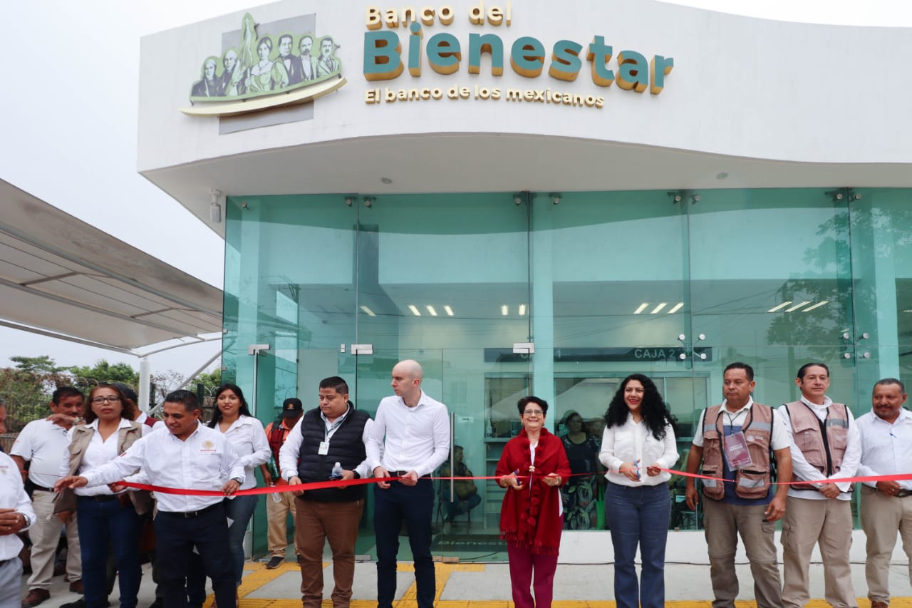 Inauguran sucursal del Banco del Bienestar en esta ciudad