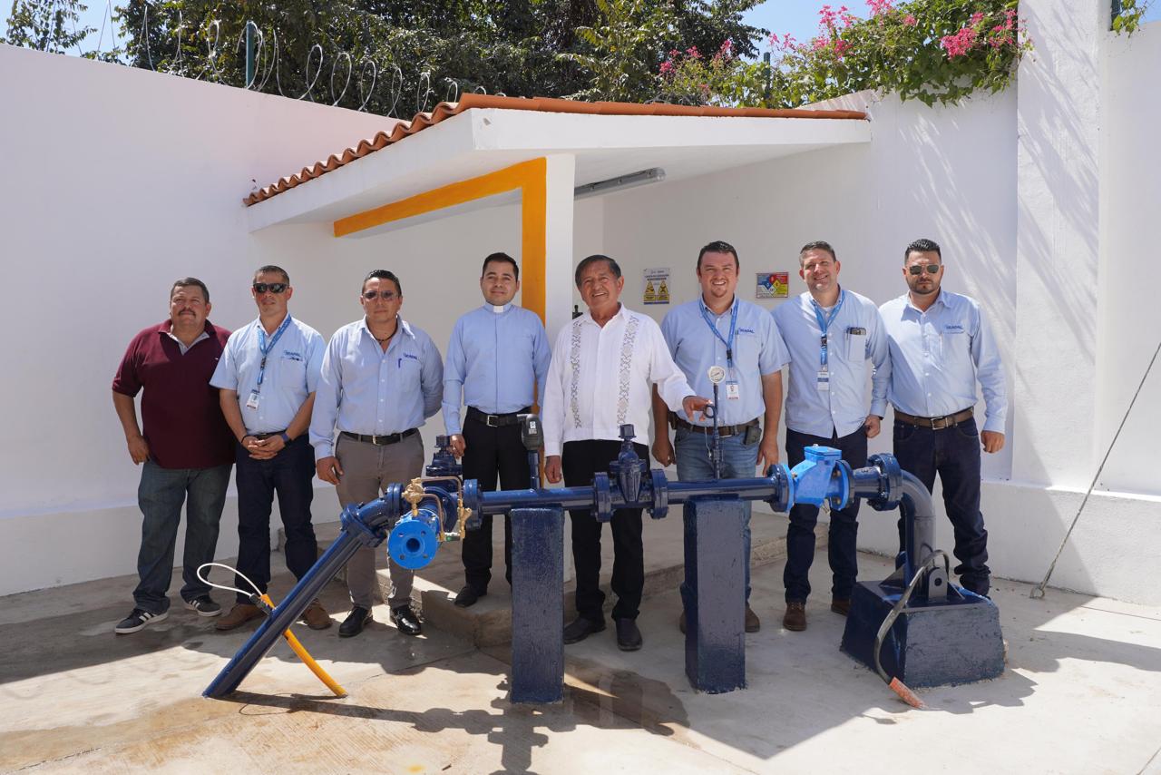 Entregan pozo de agua rehabilitado en La Desembocada