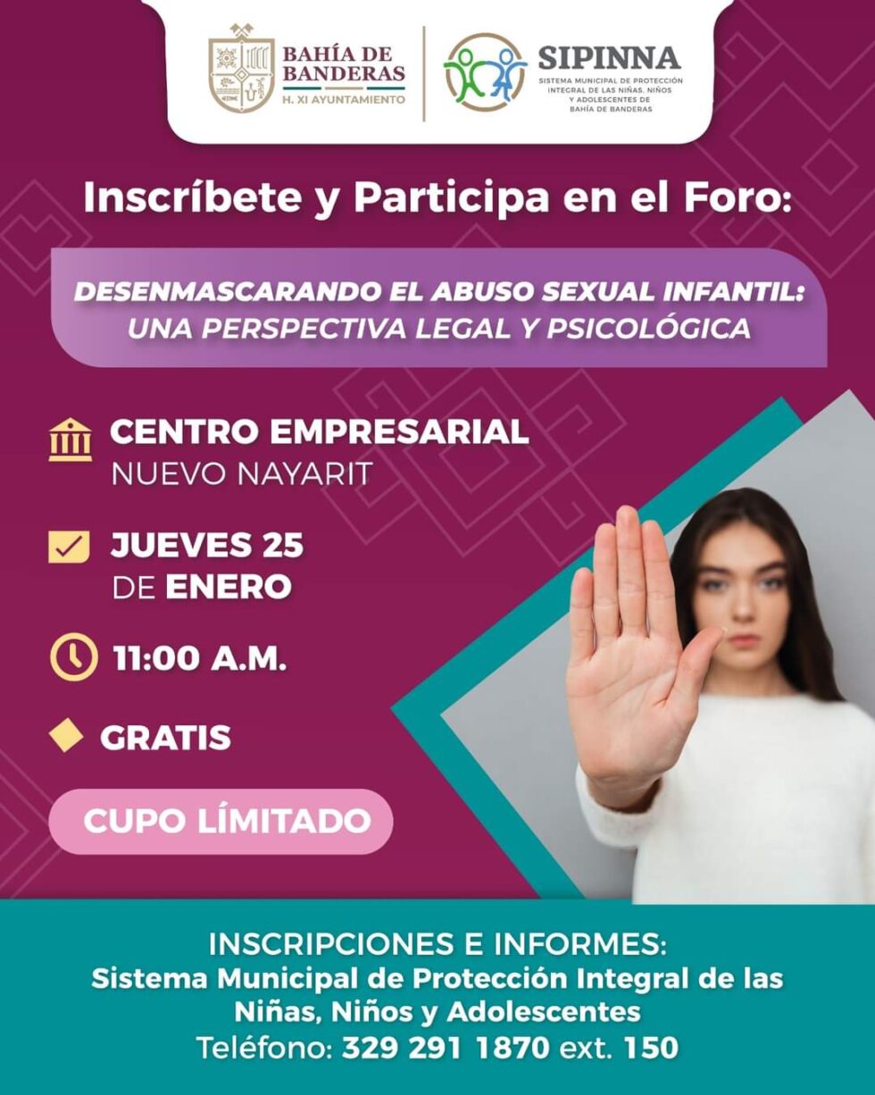 SIPINNA invita al foro «Desenmascarando el abuso sexual infantil: desde una perspectiva legal y psicológica»