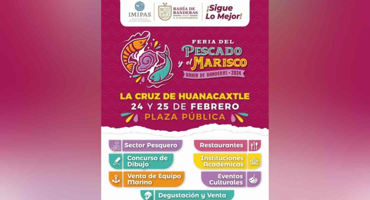 Este fin de semana se realizará la IV Feria del Pescado y del Marisco en La Cruz de Huanacaxtle