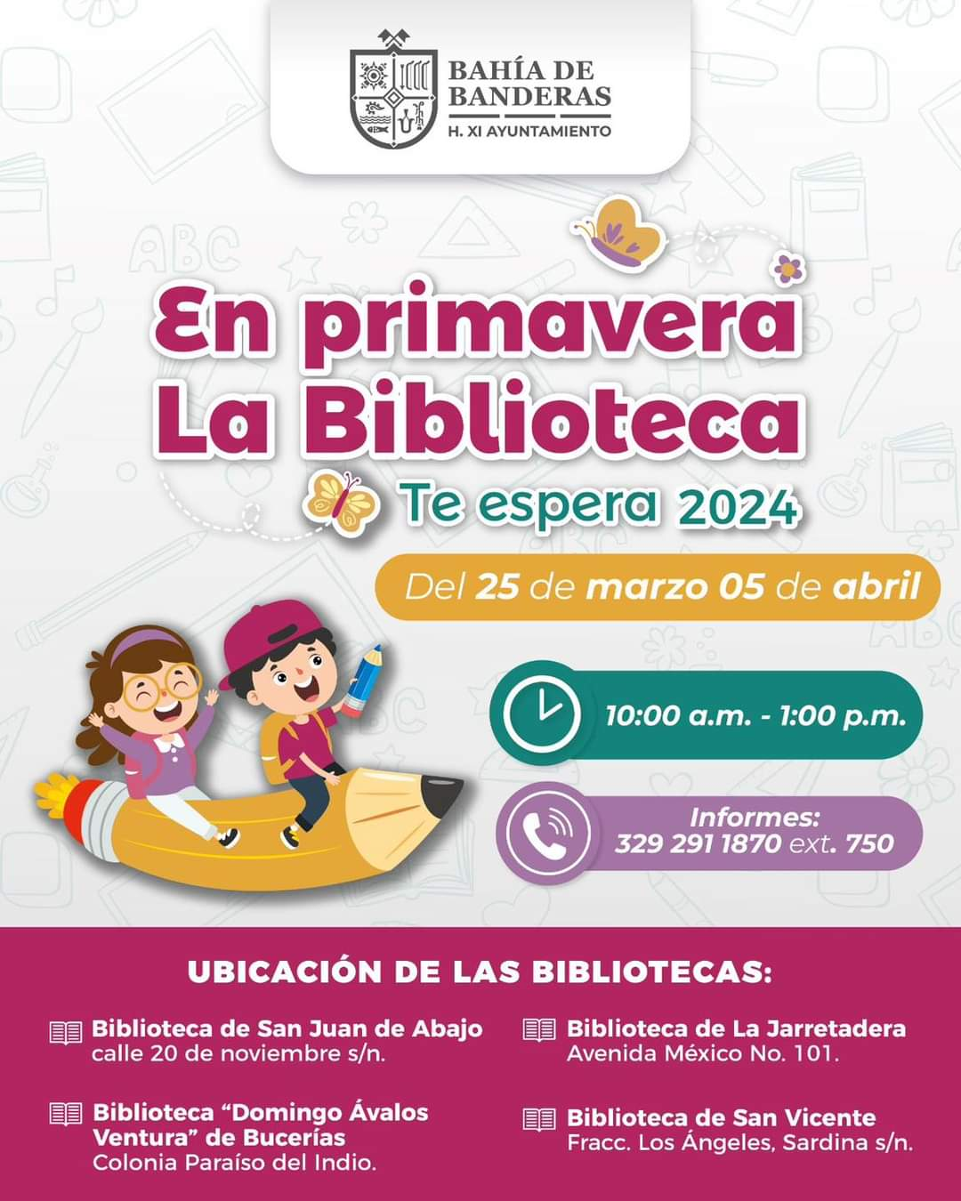 Arranca el programa "En primavera, la biblioteca te espera 2024"