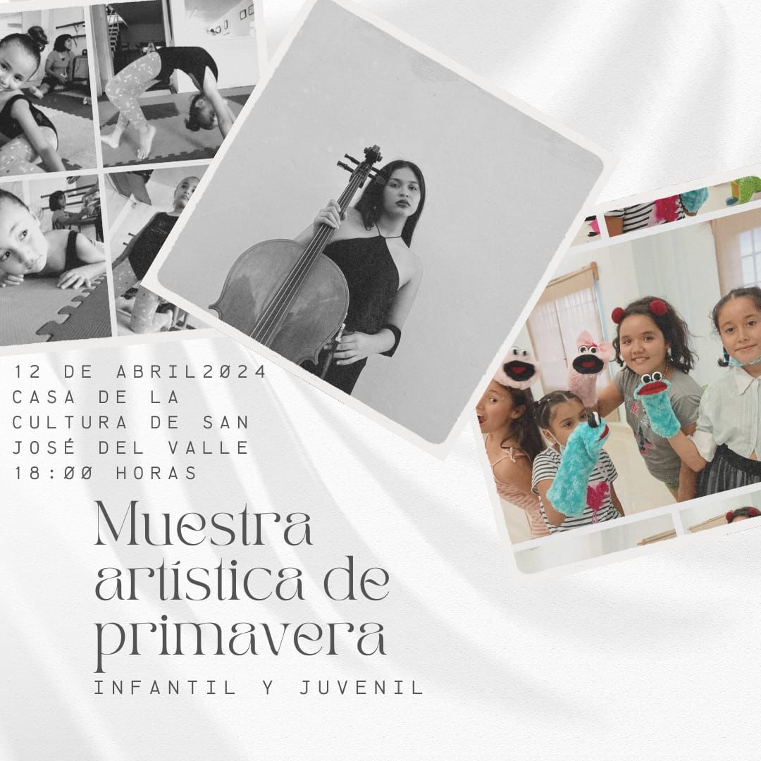 Invita Instituto de Arte y Cultura a presenciar una Muestra Artística de Primavera