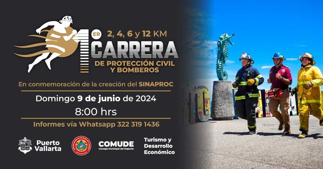 Convocan a la 1ª Carrera de Protección Civil y Bomberos