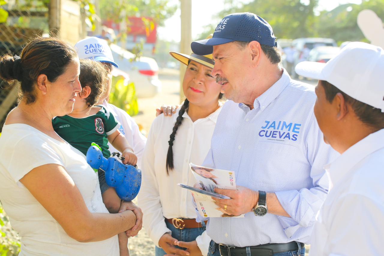 Hay cargada en San Vicente para Jaime Cuevas