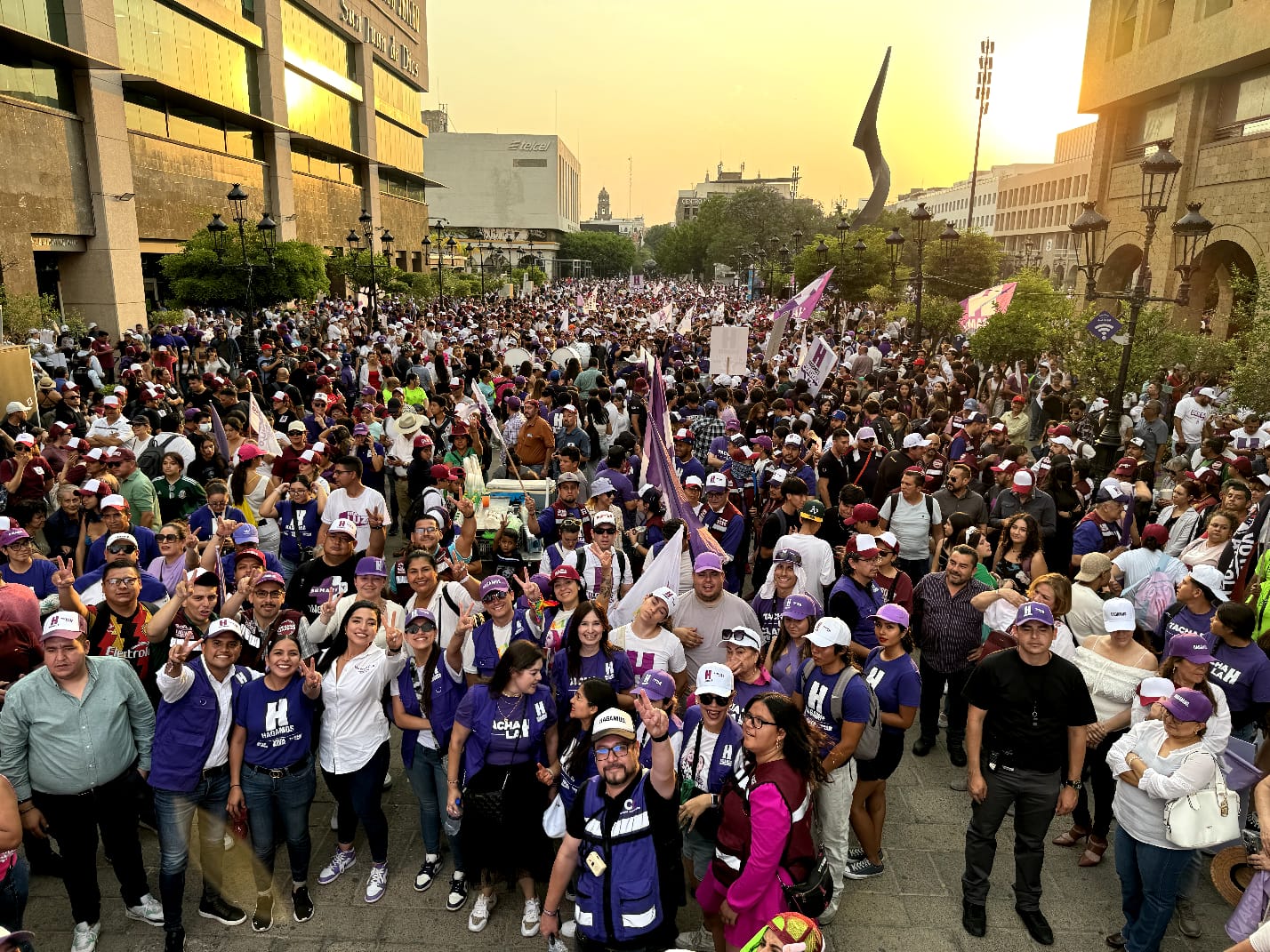 Hagamos participa con sus estructuras en cierre de campaña de la coalición "Juntos Hacemos Historia"