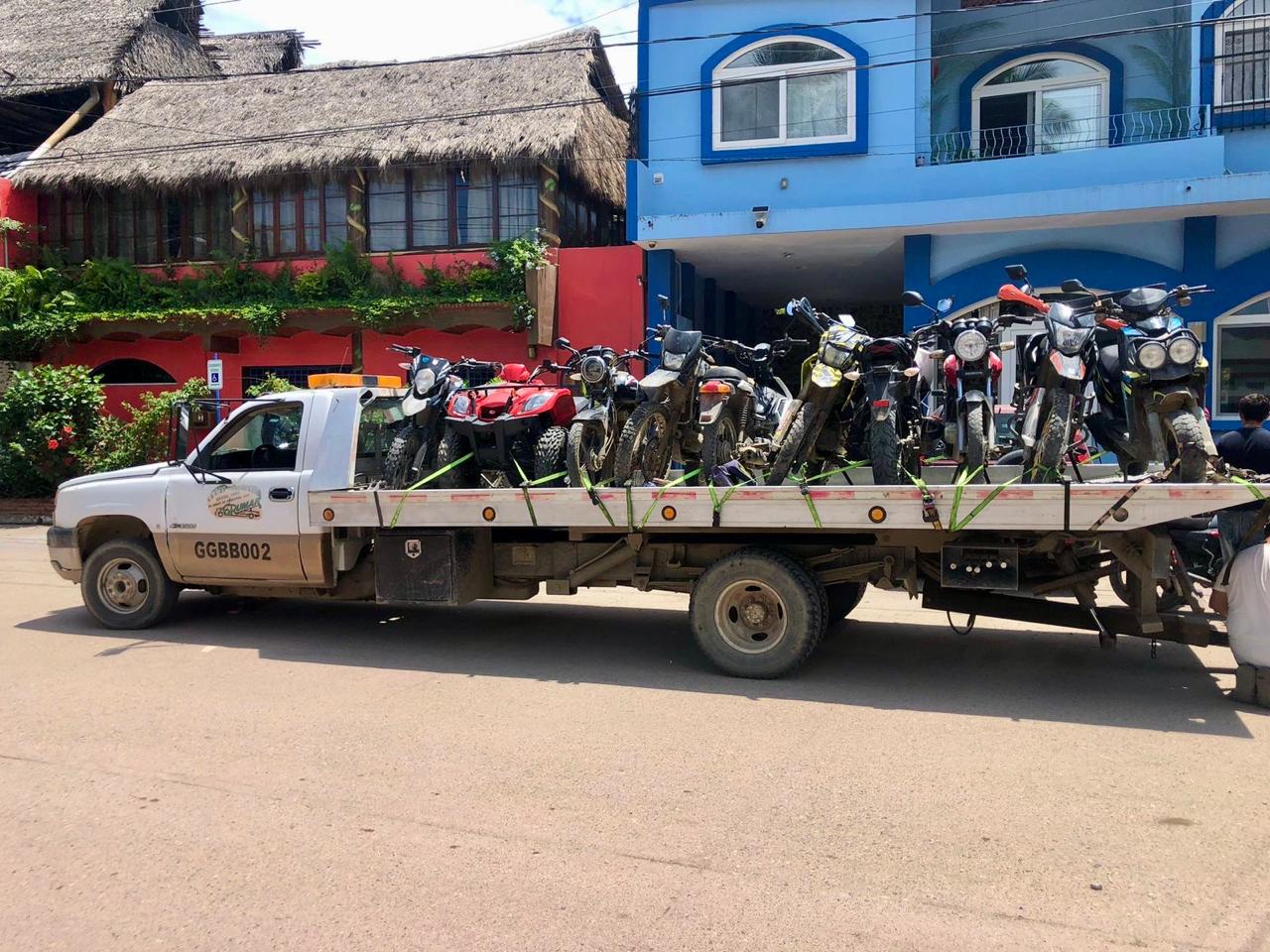 Continúan operativos contra motocicletas irregulares en Bahía de Banderas