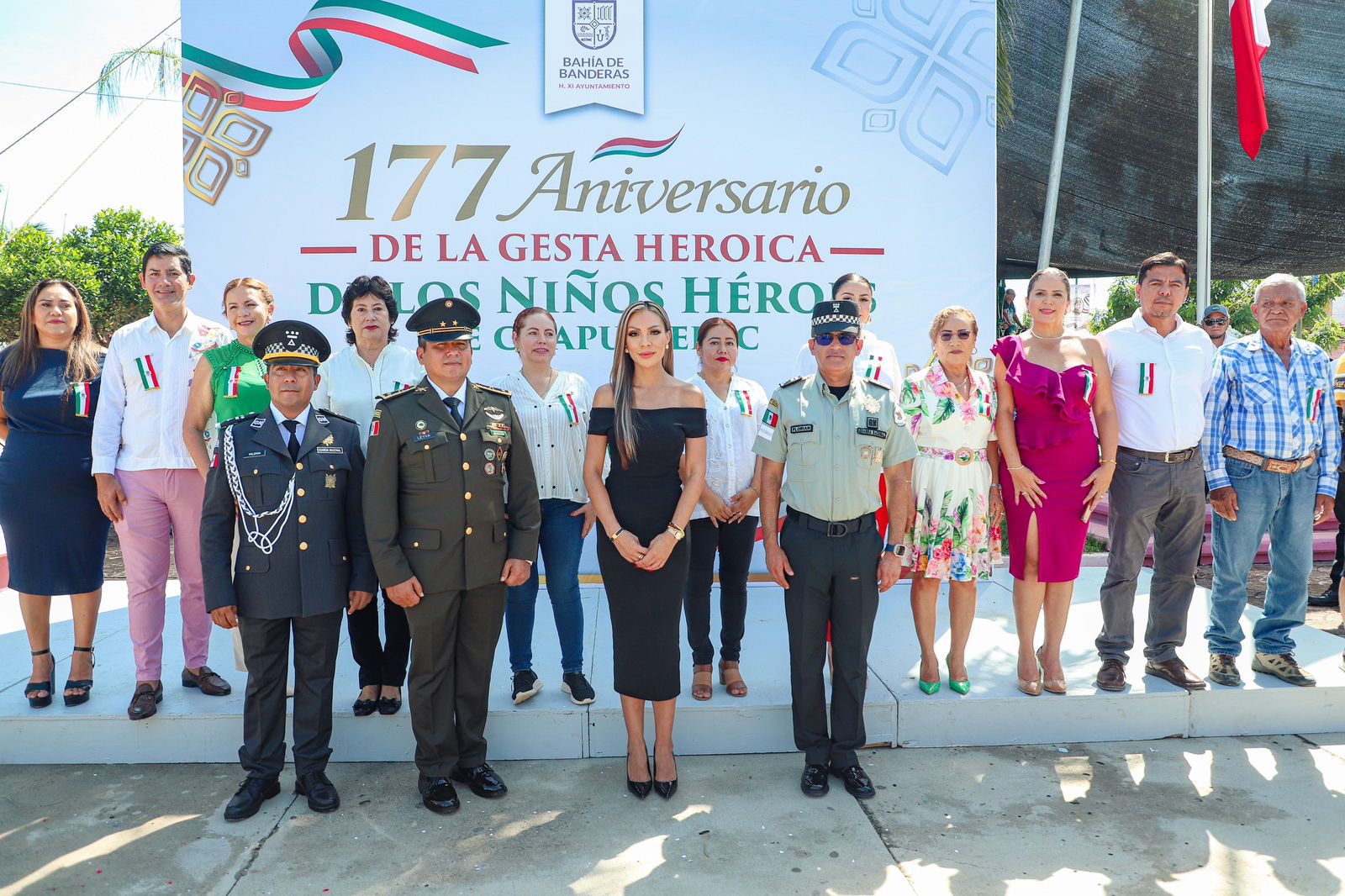 Celebra el XI Ayuntamiento de Bahía de Banderas el aniversario 177 de la gesta heroica de los Niños Héroes