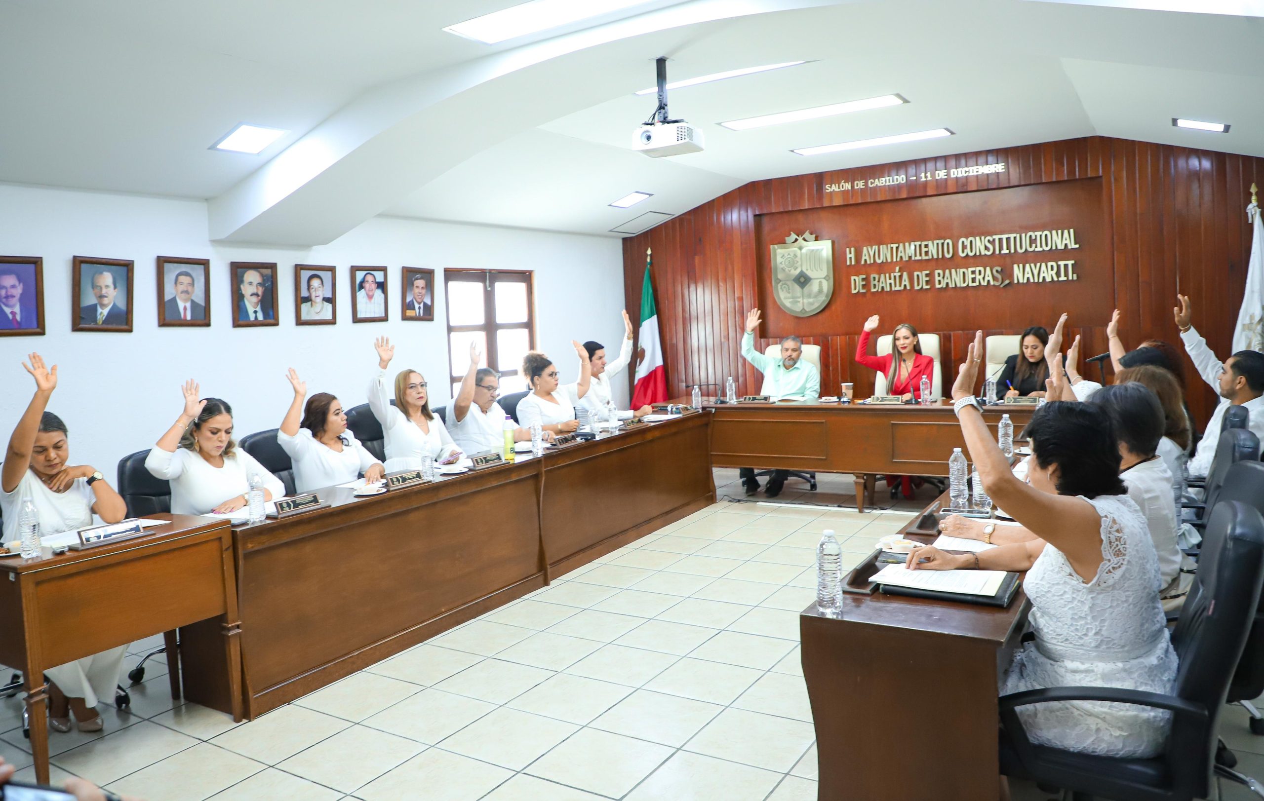 Autoriza Cabildo el cambio de recinto para el Tercer Informe de Gobierno y para la instalación del XII Ayuntamiento de Bahía de Bandera