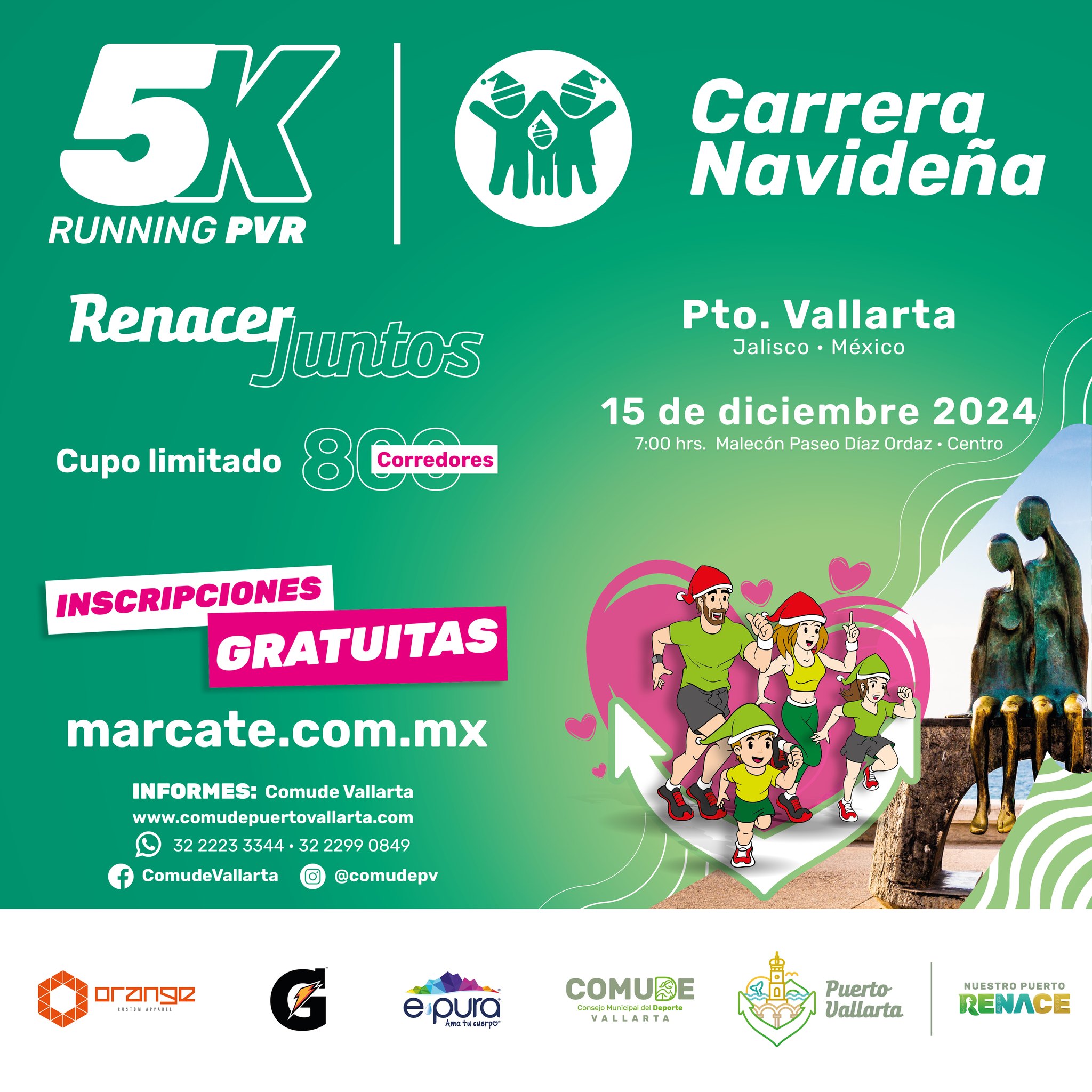 Abiertas inscripciones para la 1er. Carrera Navideña