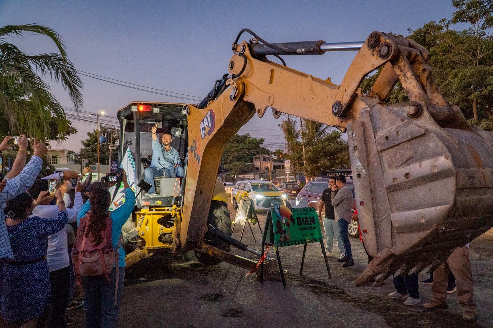 Arranca Gobierno de Munguía obras muy esperadas