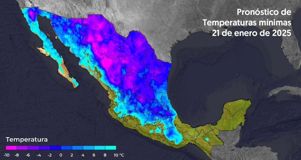 Aumentan a siete las muertes por frío en México durante la temporada 2024-2025